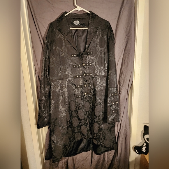 Hearts and Roses brocade coat/jacket plus size! - Picture 8 of 8